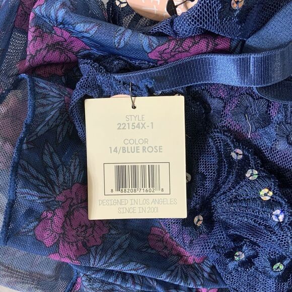 Spree Intimates 2 Piece Set Chemise Lingerie - Picture 7 of 7